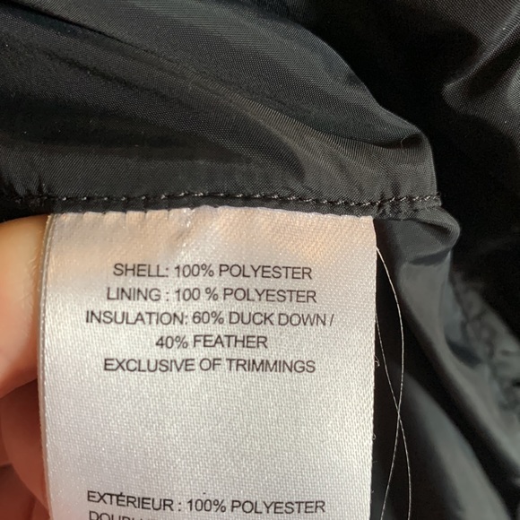Lole duck down & feather black puffer w/ 3 zip pockets & hand warmers size S 🪶 - Picture 10 of 10